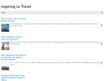 Tablet Screenshot of inspiringtotravel.com